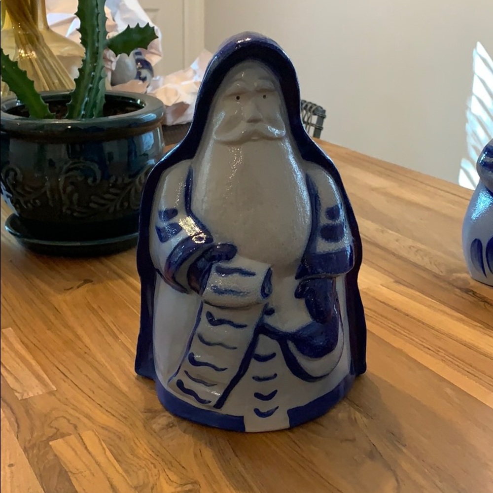 Vintage Eldreth Pottery Santa 1998